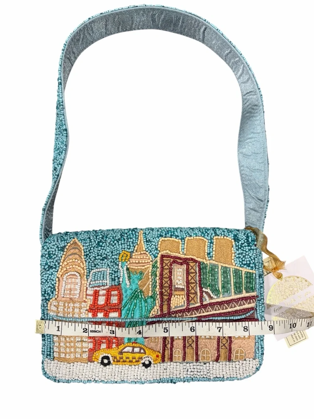 NWT: *Viral* New York City Beaded Bag 🚕🗽 From India to You  🚕🗽